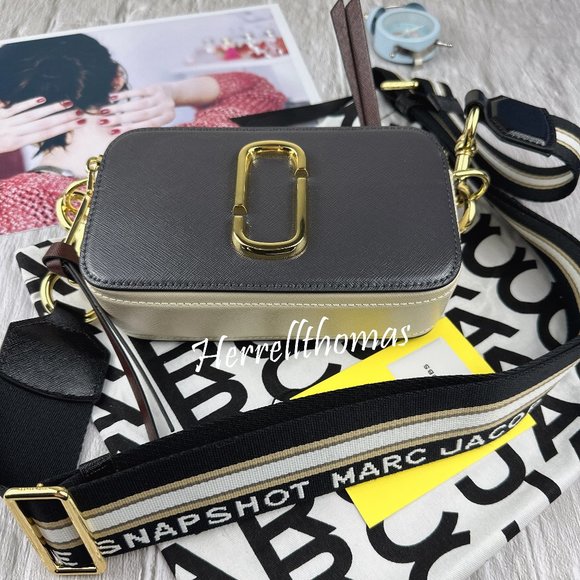 Marc Jacobs The Mixed Media Snapshot Crossbody Bag - Picture 7 of 12